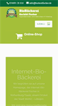 Mobile Screenshot of biobrotfischer.de