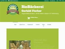 Tablet Screenshot of biobrotfischer.de